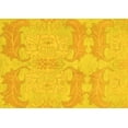 thumbnail image 1 of Ahgly Company Indoor Rectangle Abstract Yellow Modern Area Rugs, 6' x 9', 1 of 4