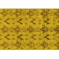 thumbnail image 1 of Ahgly Company Indoor Rectangle Abstract Yellow Modern Area Rugs, 7' x 10', 1 of 4