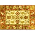 thumbnail image 1 of Ahgly Company Indoor Rectangle Abstract Yellow Modern Area Rugs, 7' x 9', 1 of 4