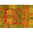 thumbnail image 1 of Ahgly Company Indoor Rectangle Abstract Yellow Modern Area Rugs, 8' x 12', 1 of 4