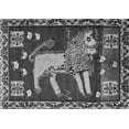thumbnail image 1 of Ahgly Company Indoor Rectangle Animal Gray Traditional Area Rugs, 7' x 10', 1 of 1
