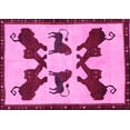 thumbnail image 1 of Ahgly Company Indoor Rectangle Animal Pink Traditional Area Rugs, 3' x 5', 1 of 4