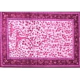 thumbnail image 1 of Ahgly Company Indoor Rectangle Animal Pink Traditional Area Rugs, 5' x 7', 1 of 4