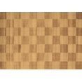 thumbnail image 1 of Ahgly Company Indoor Rectangle Checkered Brown Modern Area Rugs, 7' x 9', 1 of 4