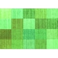 thumbnail image 1 of Ahgly Company Indoor Rectangle Checkered Green Modern Area Rugs, 5' x 8', 1 of 1