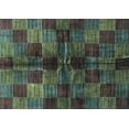 thumbnail image 1 of Ahgly Company Indoor Rectangle Checkered Light Blue Modern Area Rugs, 5' x 7', 1 of 4