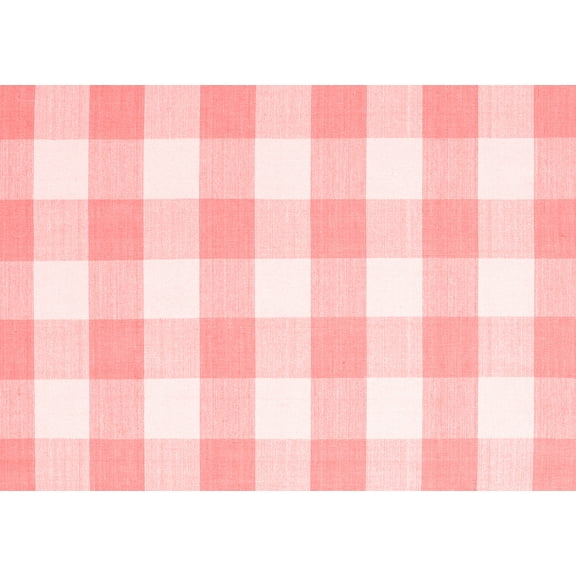 Ahgly Company Indoor Rectangle Checkered Red Modern Area Rugs, 5' x 7'