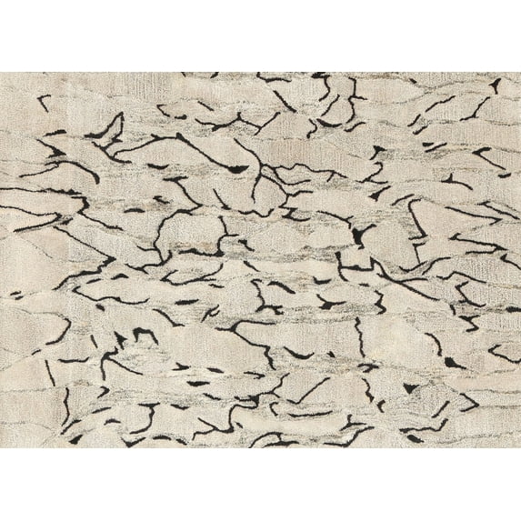 Ahgly Company Indoor Rectangle Contemporary Camel Brown Area Rugs, 6' x 9'