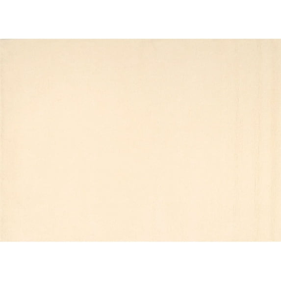 Ahgly Company Indoor Rectangle Contemporary Golden Blonde Gold Area Rugs, 7' x 9'