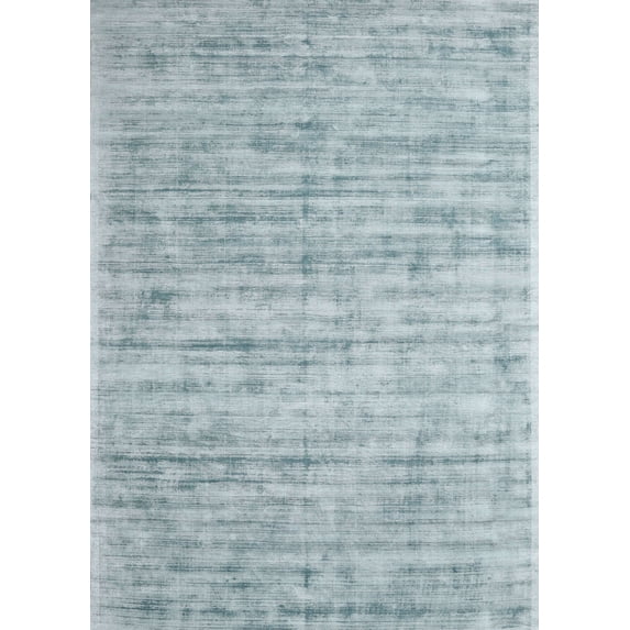 Ahgly Company Indoor Rectangle Contemporary LightSteel Blue Area Rugs, 7' x 10'