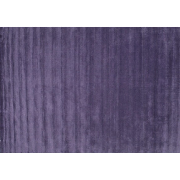 Ahgly Company Indoor Rectangle Contemporary Purple Haze Purple Area Rugs, 7' x 10'