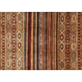 thumbnail image 1 of Ahgly Company Indoor Rectangle Contemporary Saffron Red Area Rugs, 4' x 6', 1 of 6