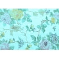 thumbnail image 1 of Ahgly Company Indoor Rectangle Floral Light Blue Coastal Area Rugs, 7' x 9', 1 of 4