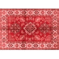 thumbnail image 1 of Ahgly Company Indoor Rectangle Geometric Red Traditional Area Rugs, 5' x 7', 1 of 4