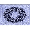 thumbnail image 1 of Ahgly Company Indoor Rectangle Medallion Blue Traditional Area Rugs, 3' x 5', 1 of 4