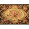 thumbnail image 1 of Ahgly Company Indoor Rectangle Medallion Brown French Area Rugs, 7' x 9', 1 of 4