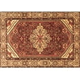 thumbnail image 1 of Ahgly Company Indoor Rectangle Medallion Brown Traditional Area Rugs, 4' x 6', 1 of 4