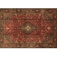 thumbnail image 1 of Ahgly Company Indoor Rectangle Medallion Brown Traditional Area Rugs, 5' x 8', 1 of 4