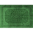 thumbnail image 1 of Ahgly Company Indoor Rectangle Medallion Emerald Green Traditional Area Rugs, 7' x 10', 1 of 4