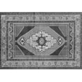 thumbnail image 1 of Ahgly Company Indoor Rectangle Medallion Gray Traditional Area Rugs, 2' x 3', 1 of 1
