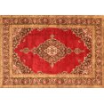 thumbnail image 1 of Ahgly Company Indoor Rectangle Medallion Orange Traditional Area Rugs, 5' x 7', 1 of 1