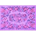 thumbnail image 1 of Ahgly Company Indoor Rectangle Medallion Purple French Area Rugs, 2' x 3', 1 of 4