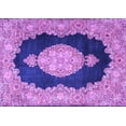 thumbnail image 1 of Ahgly Company Indoor Rectangle Medallion Purple Traditional Area Rugs, 5' x 7', 1 of 4