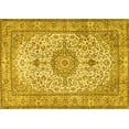 thumbnail image 1 of Ahgly Company Indoor Rectangle Medallion Yellow Traditional Area Rugs, 3' x 5', 1 of 4
