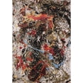 thumbnail image 1 of Ahgly Company Indoor Rectangle Mid-Century Modern Blood Night Red Area Rugs, 5' x 7', 1 of 1