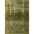thumbnail image 1 of Ahgly Company Indoor Rectangle Mid-Century Modern Brass Green Area Rugs, 6' x 9', 1 of 1