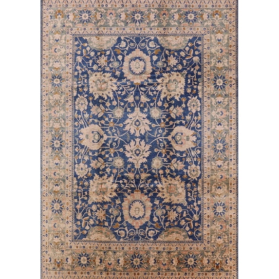 Ahgly Company Indoor Rectangle Mid-Century Modern Carbon Gray Area Rugs, 3' x 5'