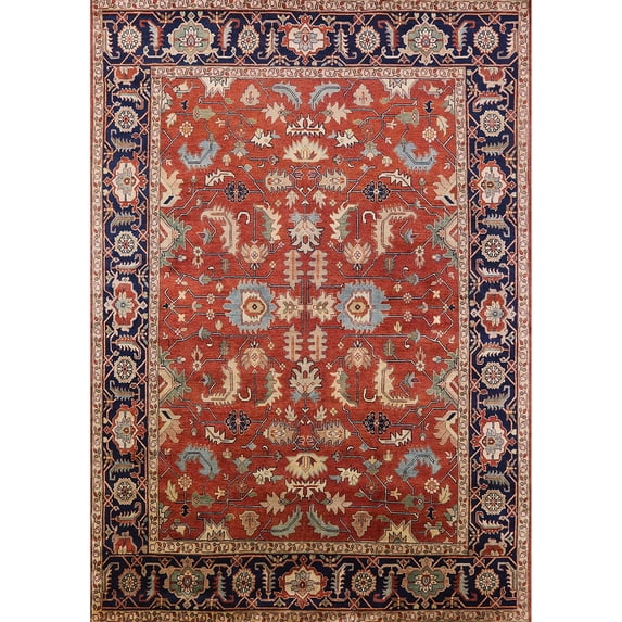 Ahgly Company Indoor Rectangle Mid-Century Modern Light Copper Gold Area Rugs, 7' x 9'