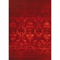 thumbnail image 1 of Ahgly Company Indoor Rectangle Mid-Century Modern Red Area Rugs, 7' x 9', 1 of 1