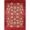 thumbnail image 1 of Ahgly Company Indoor Rectangle Mid-Century Modern Red Area Rugs, 8' x 12', 1 of 1