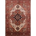 thumbnail image 1 of Ahgly Company Indoor Rectangle Mid-Century Modern Tomato Sauce Red Area Rugs, 8' x 12', 1 of 1