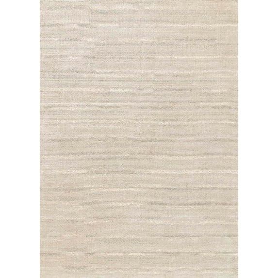 Ahgly Company Indoor Rectangle Mid-Century Modern Wheat Beige Area Rugs, 3' x 5'
