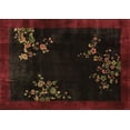 thumbnail image 1 of Ahgly Company Indoor Rectangle Oriental Brown Asian Inspired Area Rugs, 5' x 7', 1 of 4