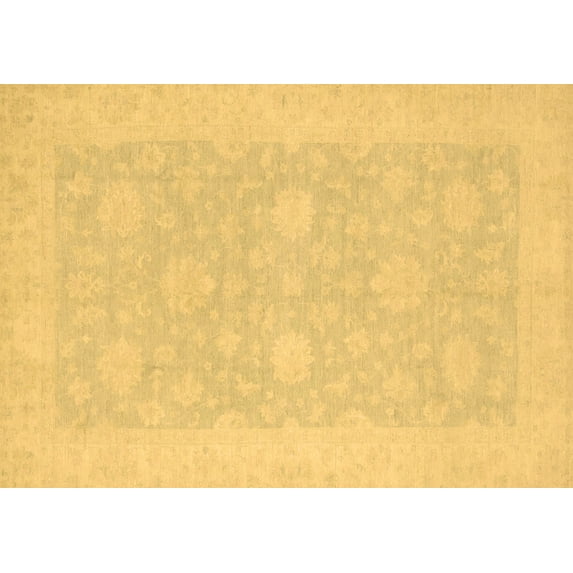 Ahgly Company Indoor Rectangle Oriental Brown Modern Area Rugs, 2' x 3'