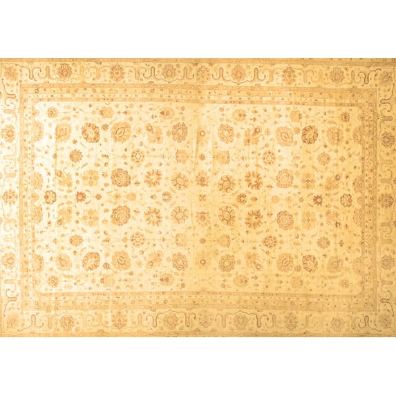 Ahgly Company Indoor Rectangle Oriental Brown Traditional Area Rugs, 5' x 7'