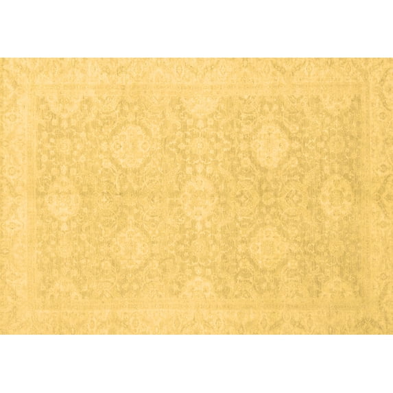 Ahgly Company Indoor Rectangle Oriental Brown Traditional Area Rugs, 7' x 10'