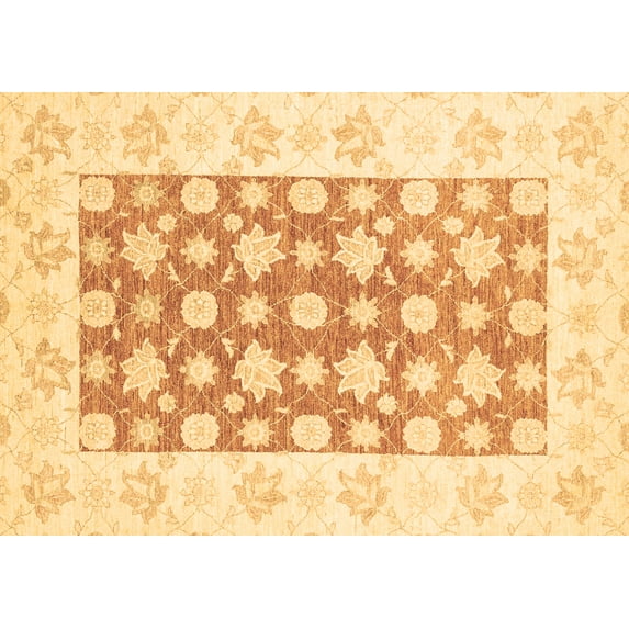 Ahgly Company Indoor Rectangle Oriental Brown Traditional Area Rugs, 8' x 10'