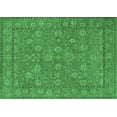 thumbnail image 1 of Ahgly Company Indoor Rectangle Oriental Emerald Green Industrial Area Rugs, 2' x 4', 1 of 4