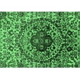 thumbnail image 1 of Ahgly Company Indoor Rectangle Oriental Emerald Green Industrial Area Rugs, 2' x 5', 1 of 4
