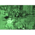 thumbnail image 1 of Ahgly Company Indoor Rectangle Oriental Emerald Green Industrial Area Rugs, 8' x 12', 1 of 4