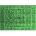 thumbnail image 1 of Ahgly Company Indoor Rectangle Oriental Emerald Green Traditional Area Rugs, 3' x 5', 1 of 4