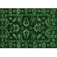 thumbnail image 1 of Ahgly Company Indoor Rectangle Oriental Emerald Green Traditional Area Rugs, 5' x 7', 1 of 4