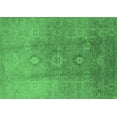 thumbnail image 1 of Ahgly Company Indoor Rectangle Oriental Emerald Green Traditional Area Rugs, 6' x 9', 1 of 4