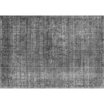 Ahgly Company Indoor Rectangle Oriental Gray Industrial Area Rugs, 5' x 7'