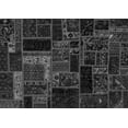 thumbnail image 1 of Ahgly Company Indoor Rectangle Oriental Gray Modern Area Rugs, 3' x 5', 1 of 4
