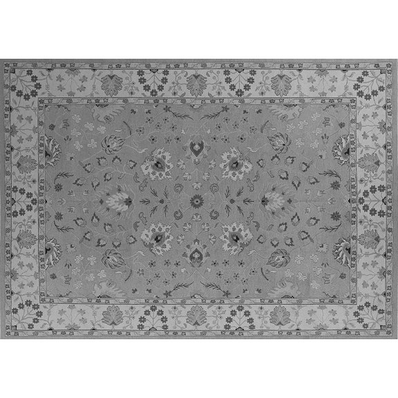 Ahgly Company Indoor Rectangle Oriental Gray Traditional Area Rugs, 2' x 3'